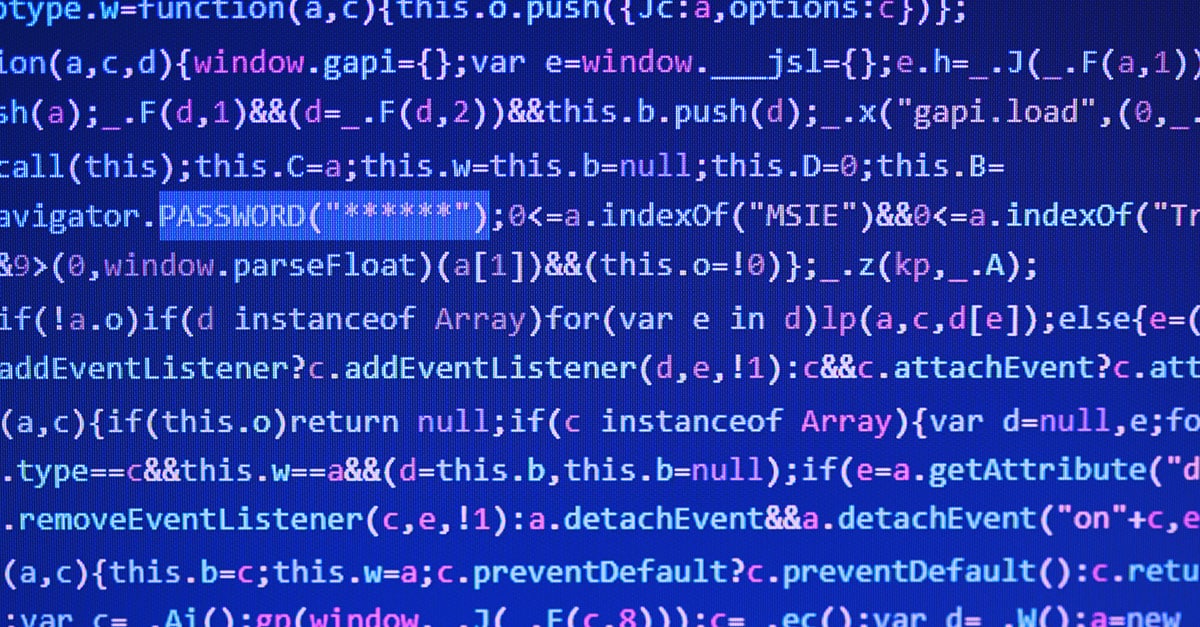 Lines of code with password hashes highlighted