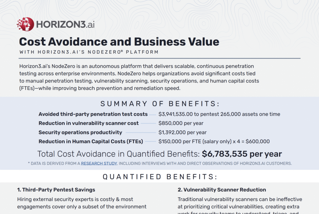 Cost Avoidance and Business Value
