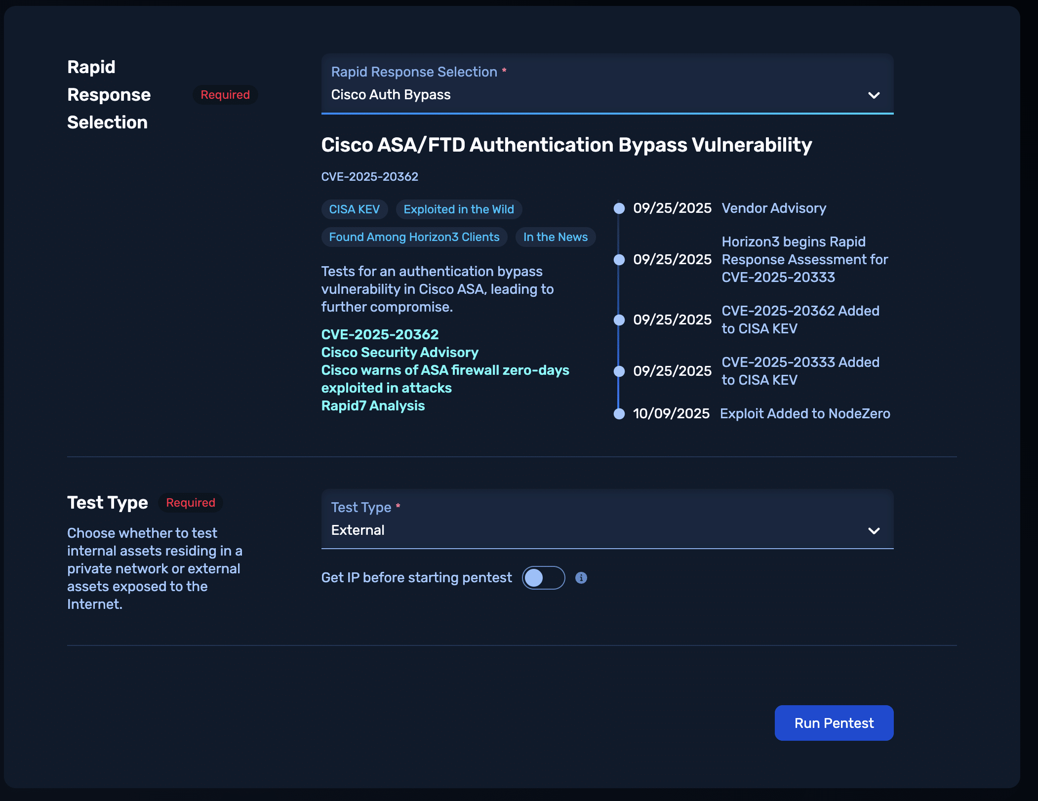 CVE-2025-20362 · CVE-2025-20333 · CVE-2025-20363
Cisco ASA / FTD WebVPN Vulnerabilities