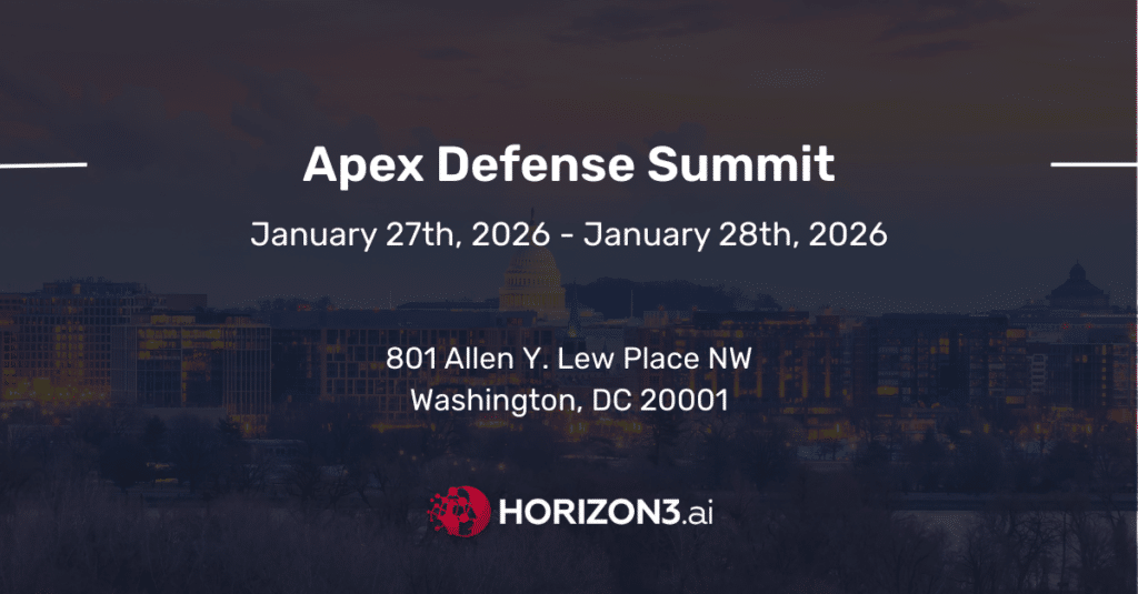Apex Defense Summit event graphic for Washington, DC, January 27, 2026