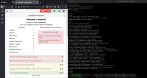 Visual header graphic representing FreePBX security vulnerabilities, including authentication bypass, SQL injection, and remote code execution risks.