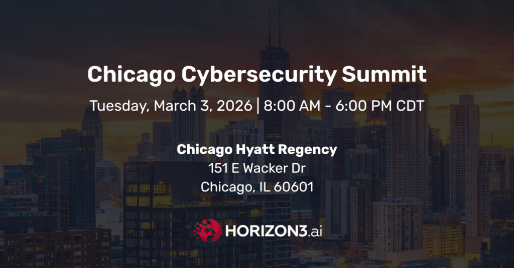 Chicago Cybersecurity Summit event banner for the 12th annual cybersecurity conference in Chicago, Illinois