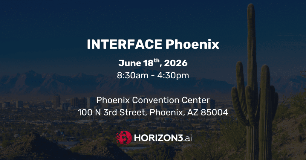 INTERFACE Phoenix 2026 event banner for the IT infrastructure and cybersecurity conference in Phoenix, Arizona