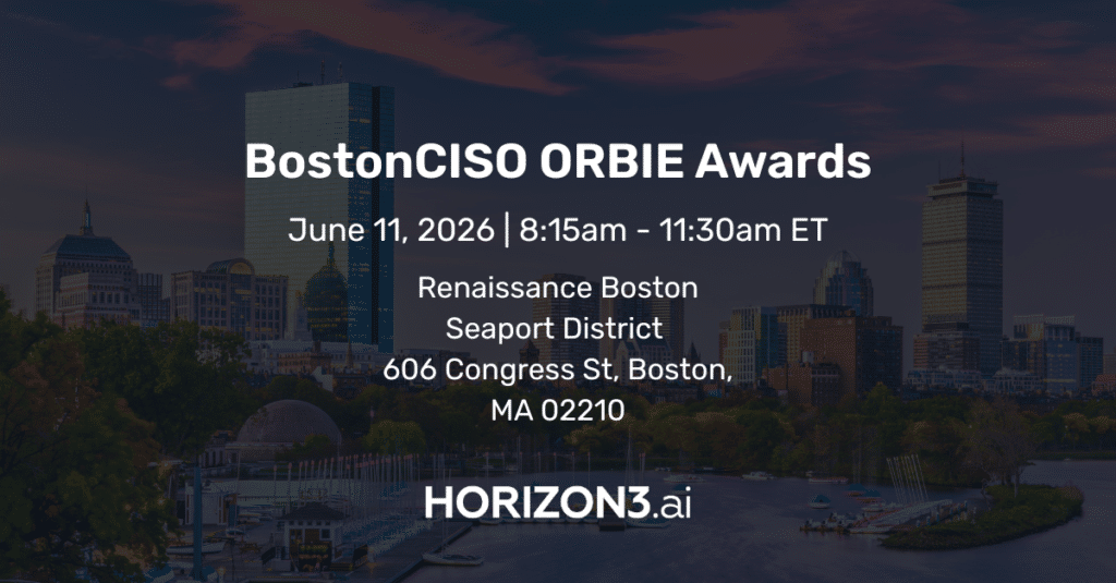 BostonCISO ORBIE Awards 2026 event recognizing cybersecurity leaders and chief information security officers in Boston