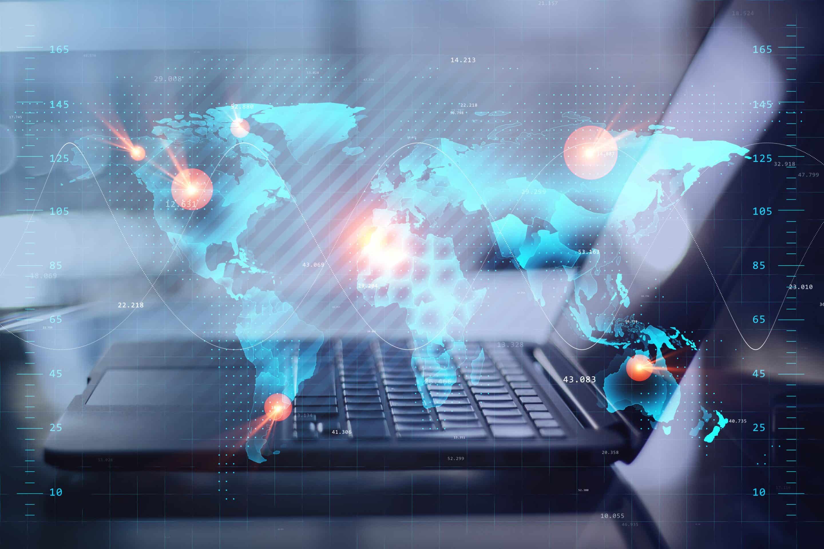 Abstract visualization showing large volumes of vulnerabilities and data highlighting the gap between discovery and real-world exploitability