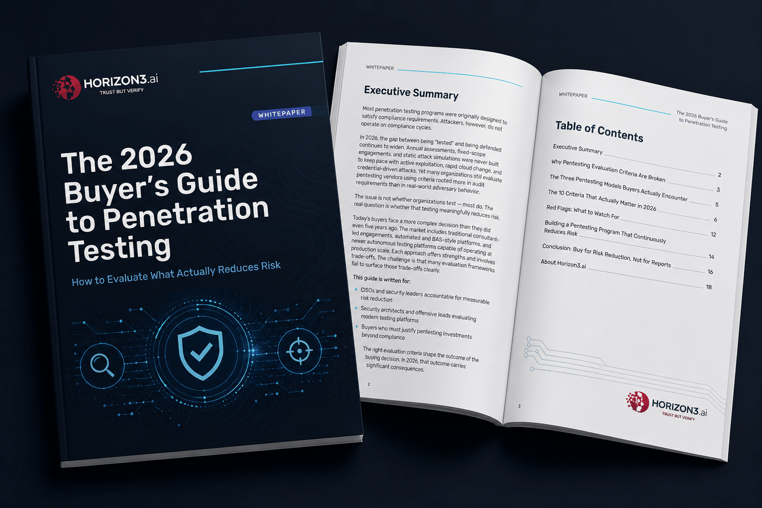 Cybersecurity evaluation guide focused on penetration testing, attack path validation, exploitability, and measurable risk reduction