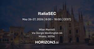 ItaliaSEC 2026 Cyber Security Summit Milan | Horizon3