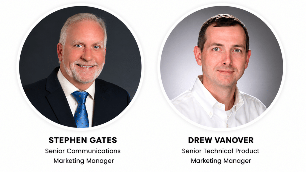 CTEM webinar speakers Stephen Gates, Senior Communications Marketing Manager, and Drew Vanover, Senior Technical Product Marketing Manager at Horizon3.ai.