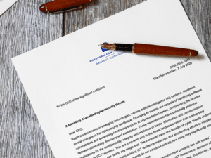 Security professional reviewing an AI cybersecurity action plan aligned with the European Central Bank's cybersecurity guidance.