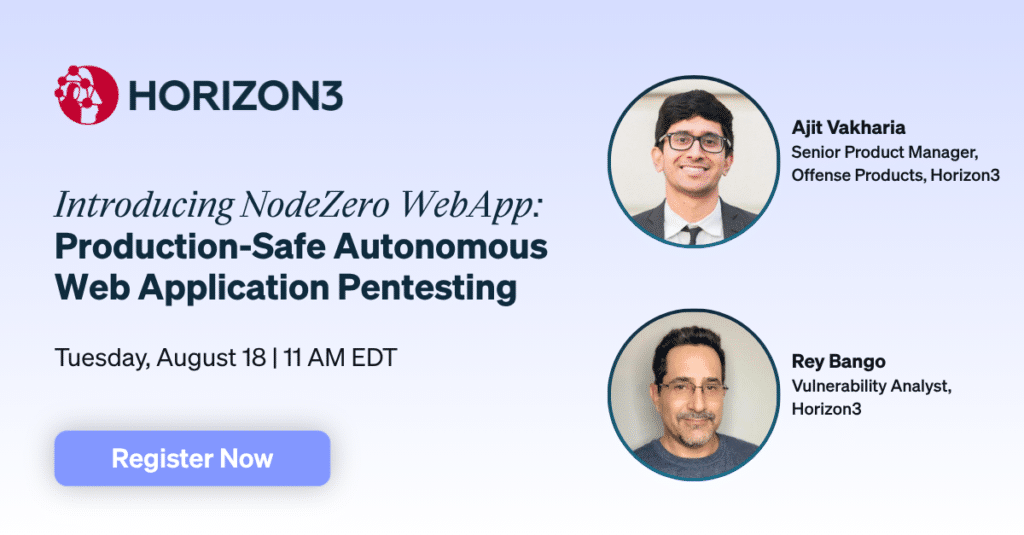 Introducing NodeZero WebApp Webinar