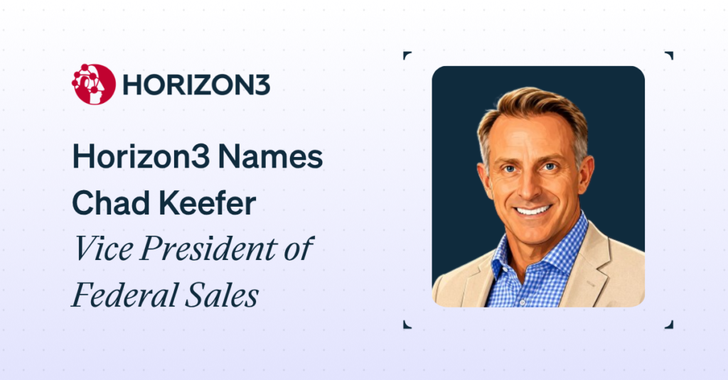 Chad Keefer named Vice President of Federal Sales at Horizon3