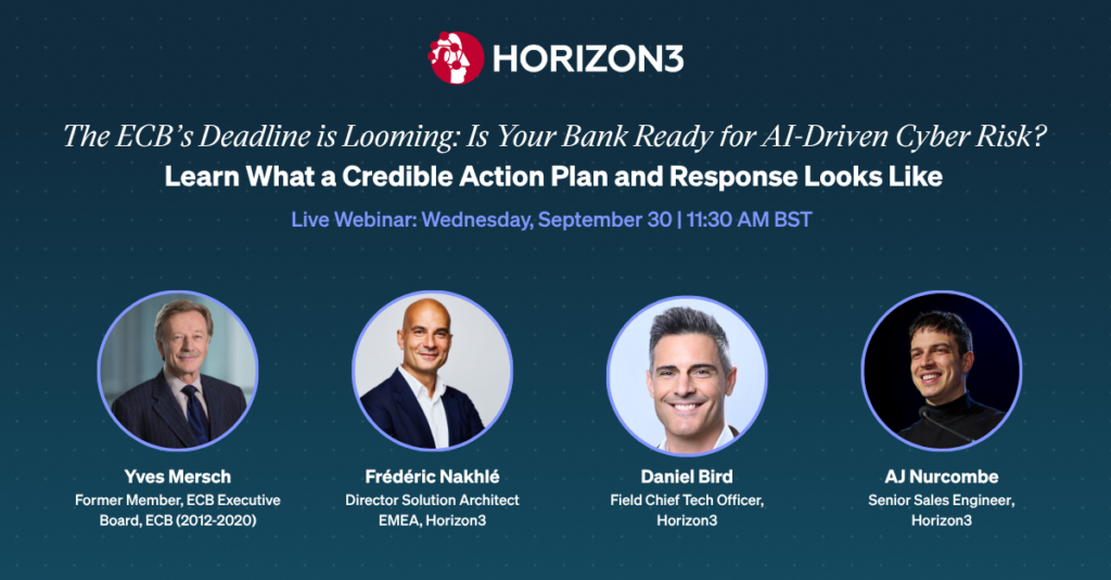 Webinar on preparing for the ECB AI cyber risk deadline for banks