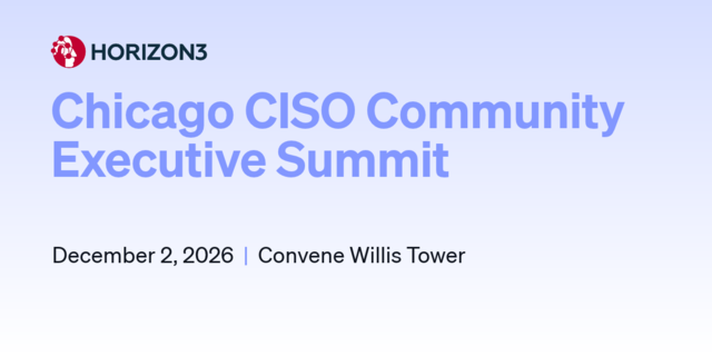 Gartner Chicago CISO Community Executive Summit event graphic